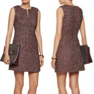 Diane von Furstenburg Yvette boucle tweed dress